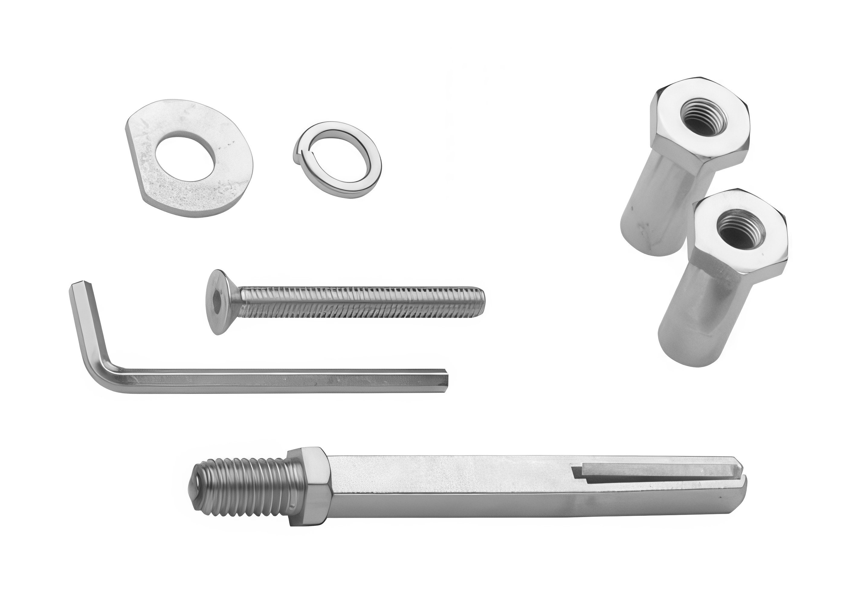 Spojovací materiál pro bezpečnostní kování 802, R1 38-55 mm - ROSTEX