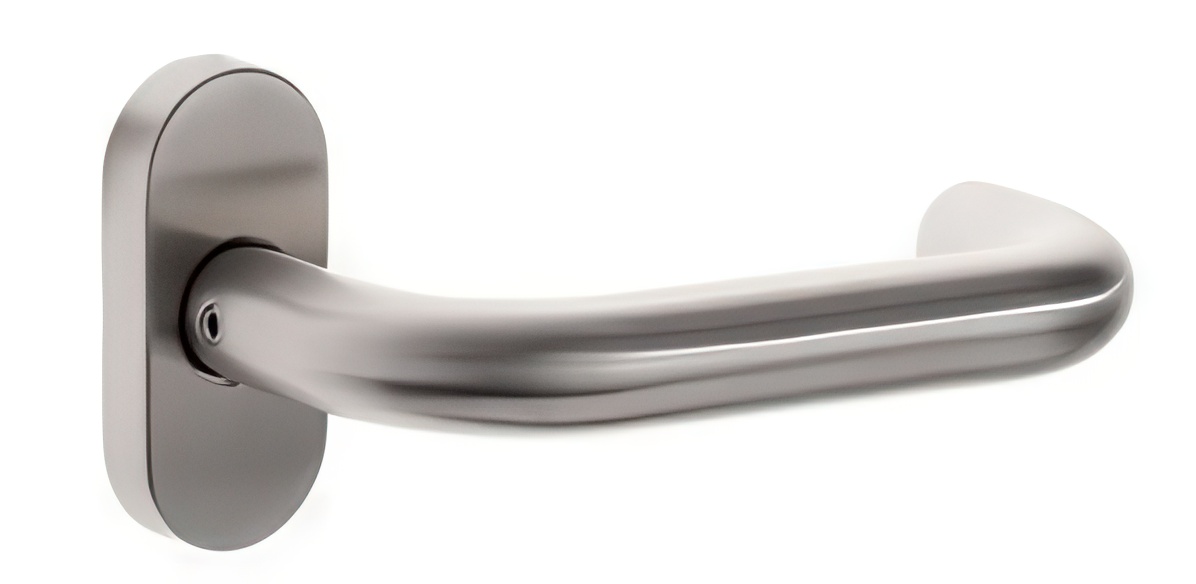 Rozetové kování klika tvar U na oválných rozetách AHW600 - ASSA ABLOY