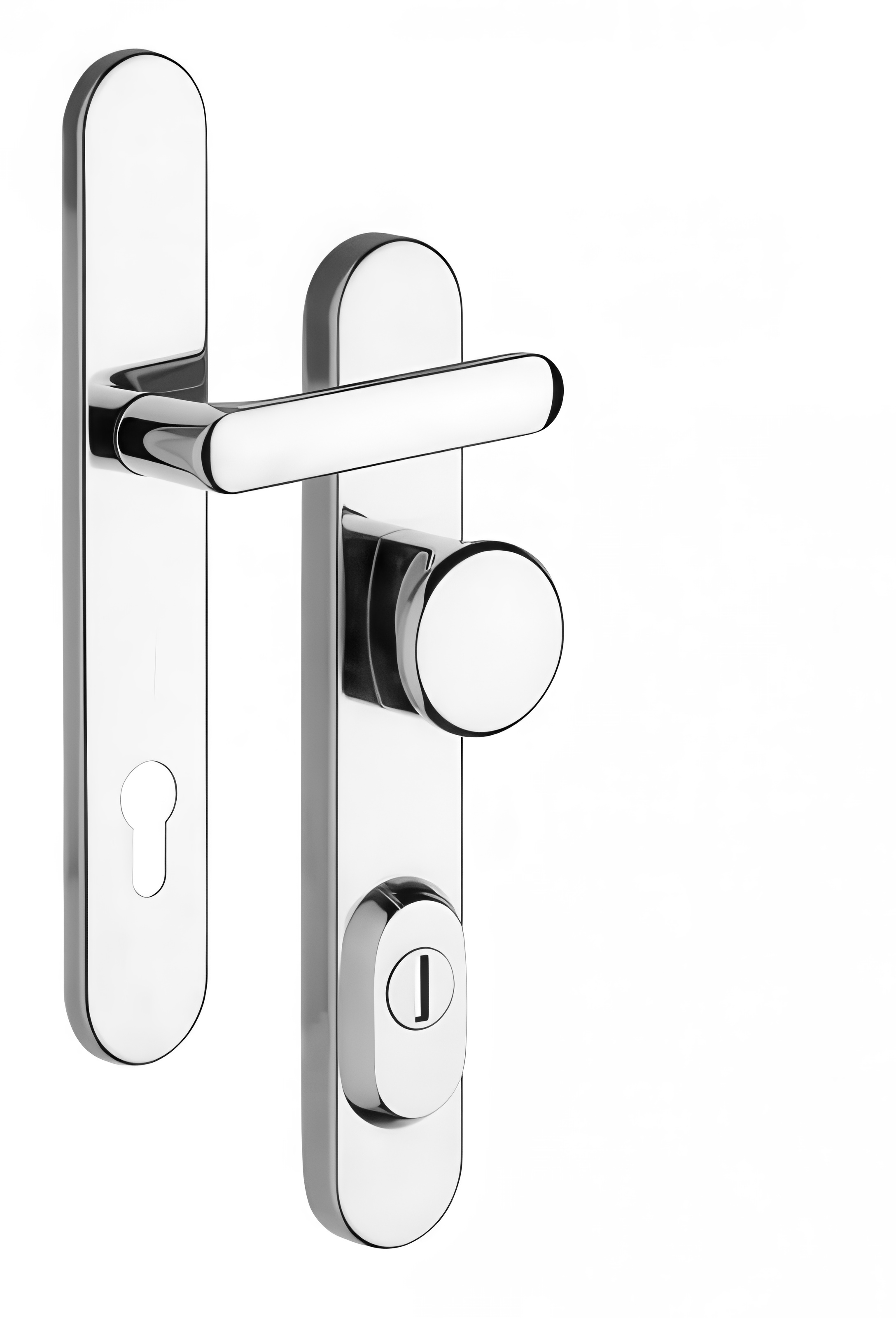 Bezpečnostní kování Rostex RX1/72 -40-EXLUSIVE knoflík chrom nerez