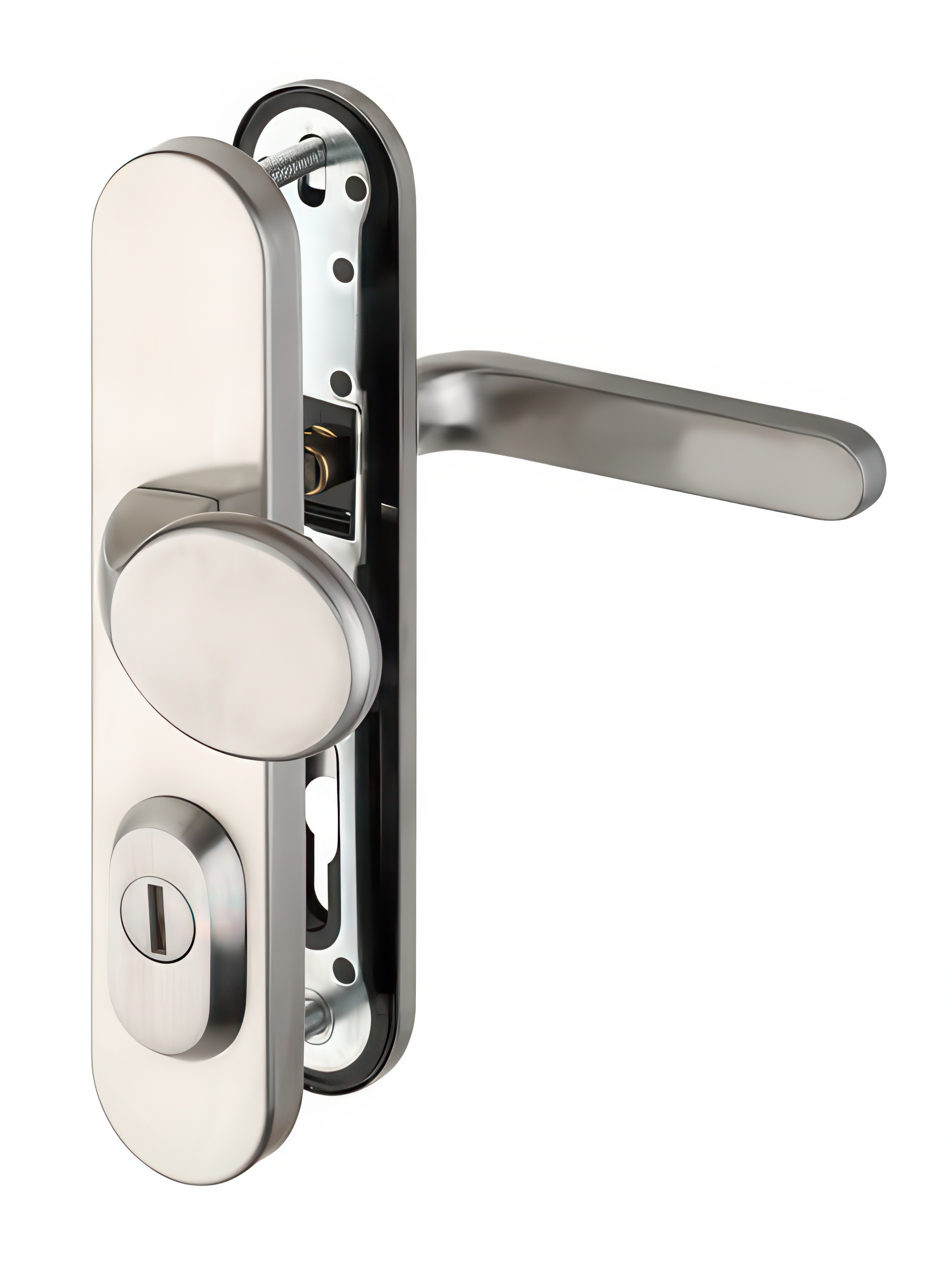 Bezpečnostní kování Rostex RX1/90 SOLID BT4 nerez matný