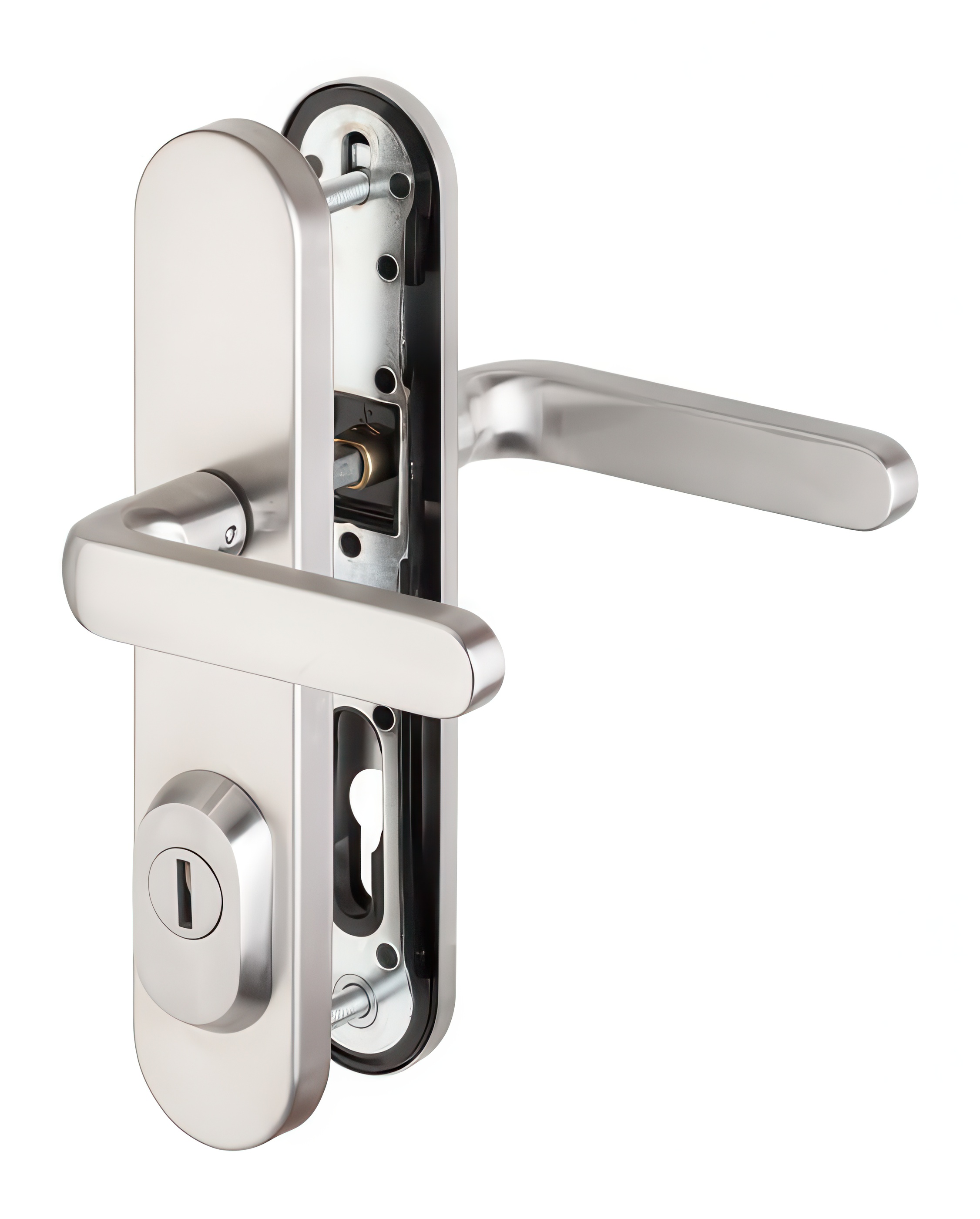 Bezpečnostní kování Rostex RX4/90 SOLID BT4 nerez matný