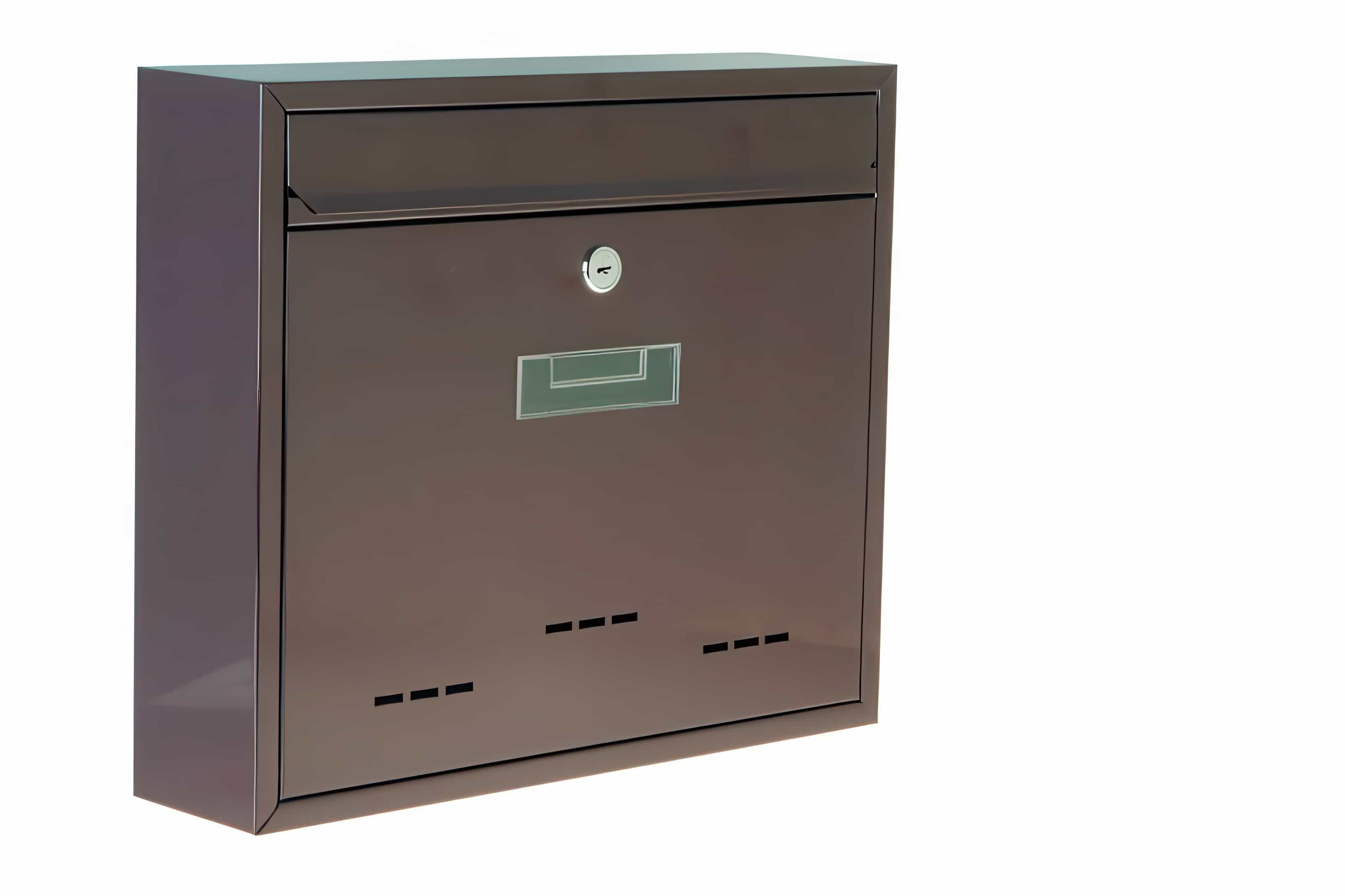 Poštovní schránka Radim velká hnědá