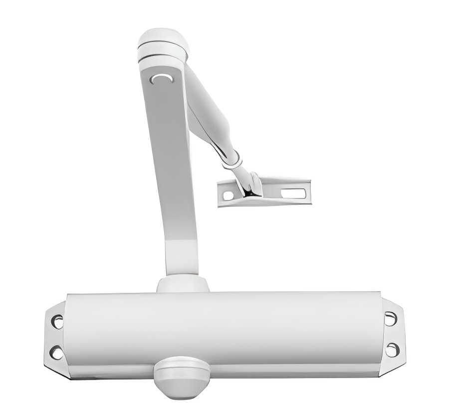Zámečnický produkt Dveřní zavírač FAB DC 120 s ramínkem bílý