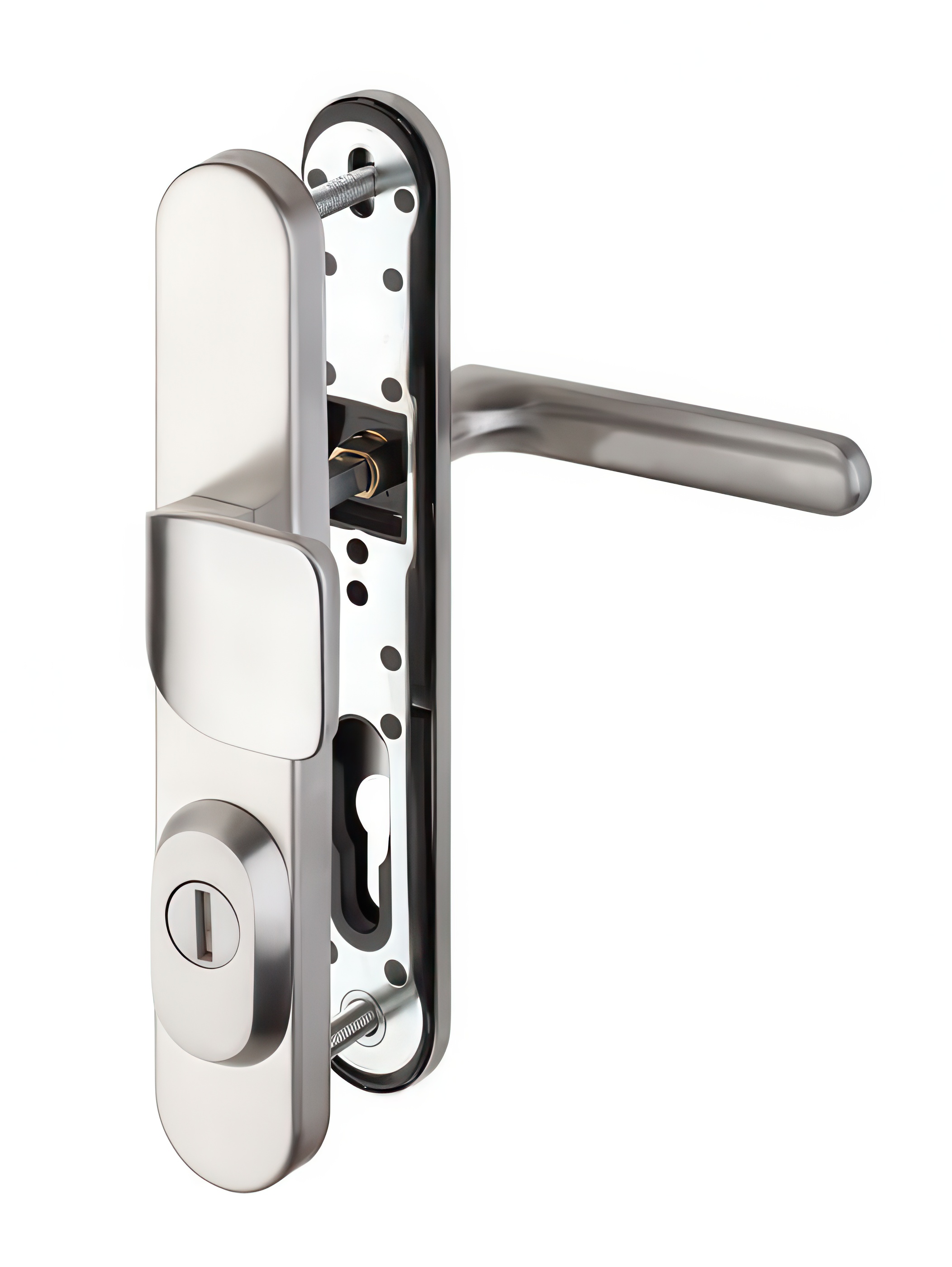 Bezpečnostní kování Rostex RX1/72 -40-EXLUSIVE madlo nerez matný