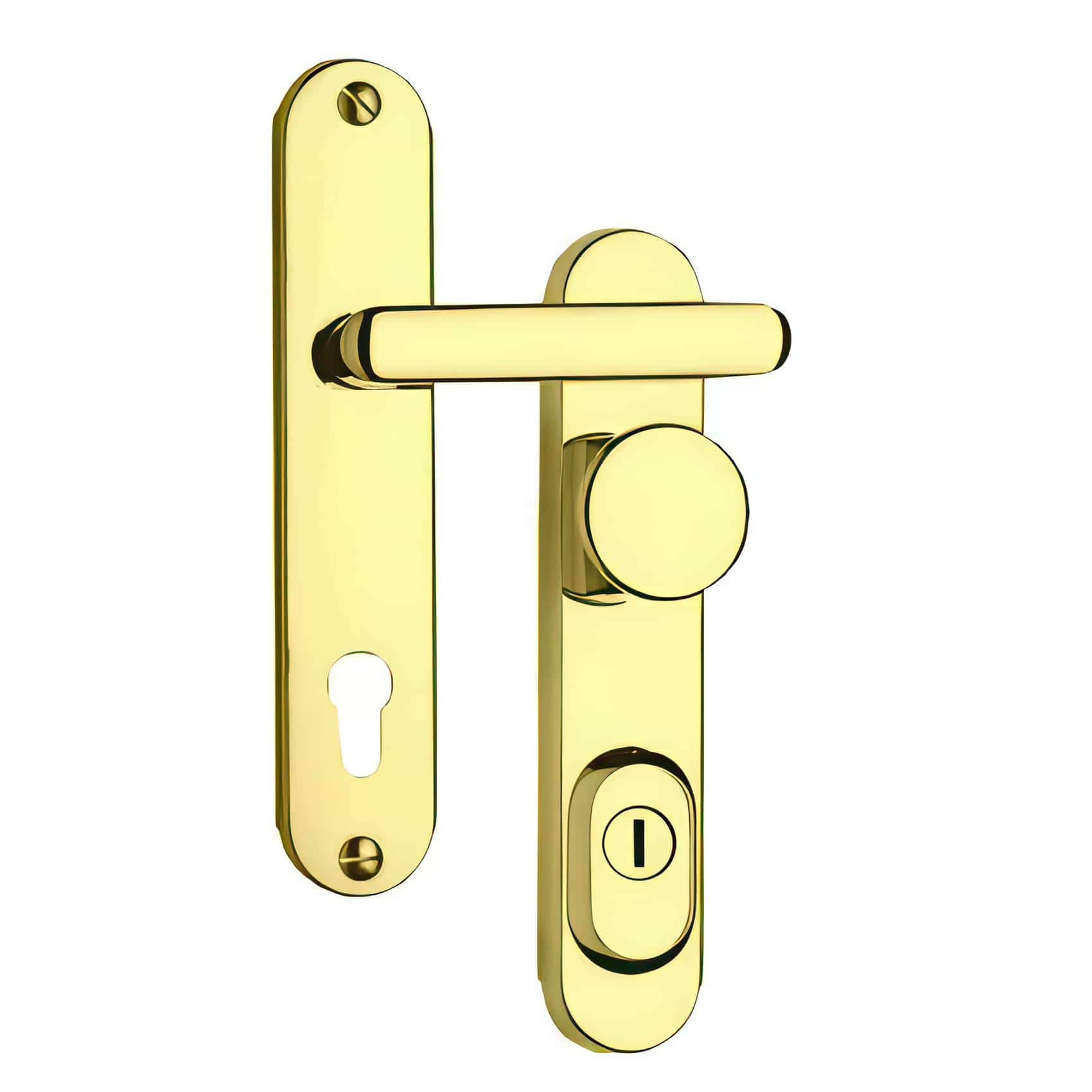 Bezpečnostní kování Rostex RX1/72 -40-EXLUSIVE knoflík titan leštěný