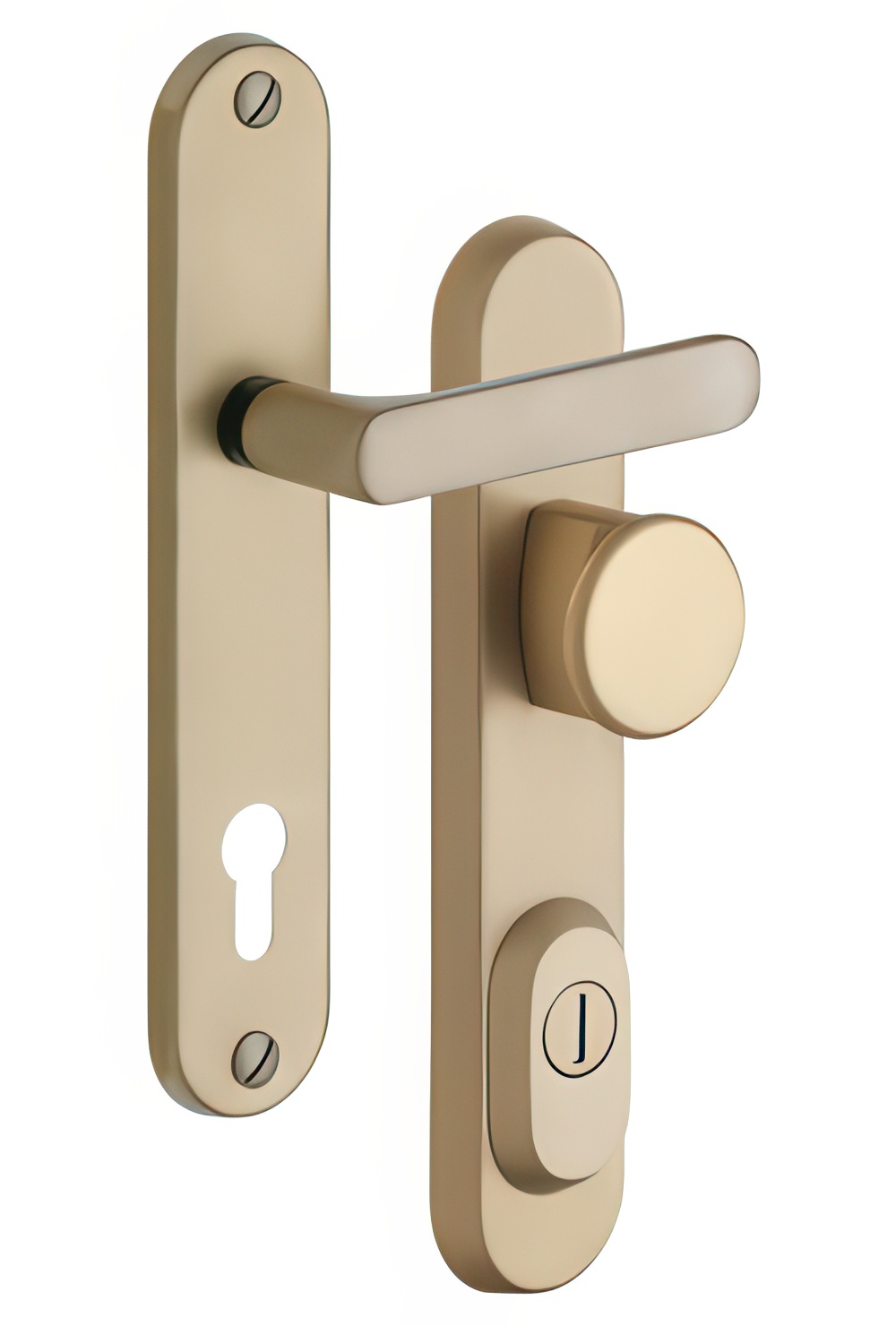 Bezpečnostní kování Rostex RX1/72 -40-EXLUSIVE madlo titan matný