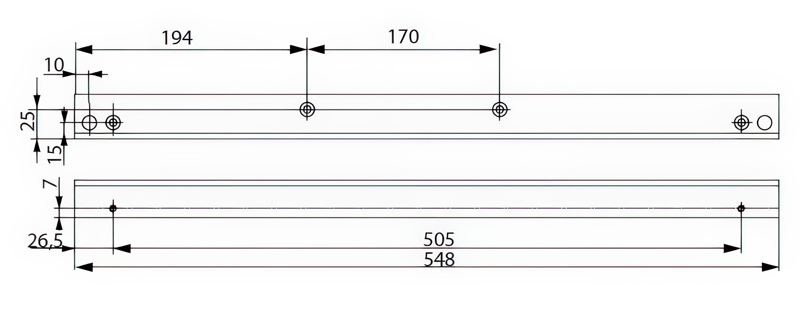 Zámečnický produkt Montážní plech A116 - ASSA ABLOY