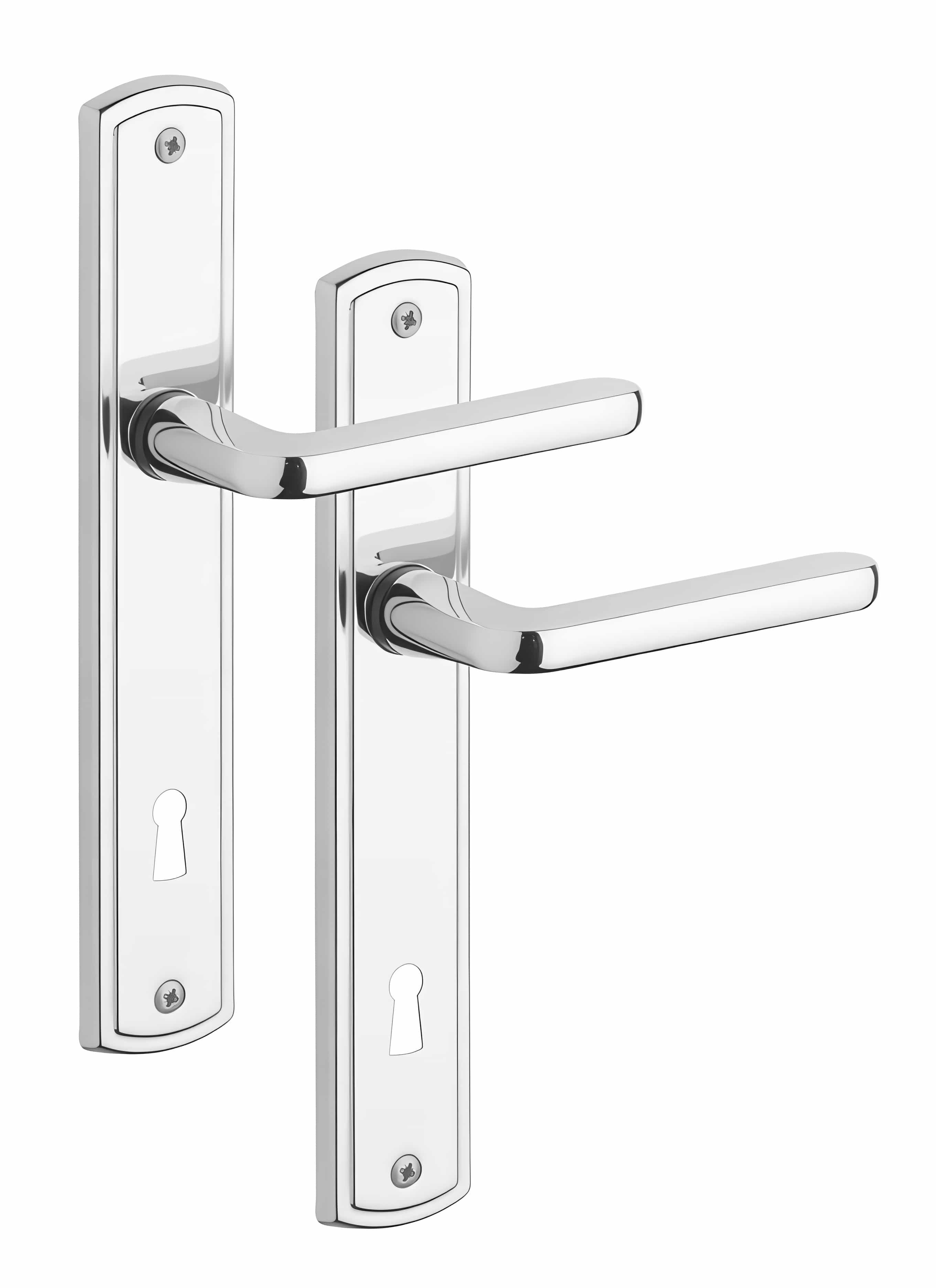 Dveřní kování Rostex STRATO rozteč 90mm na klíč