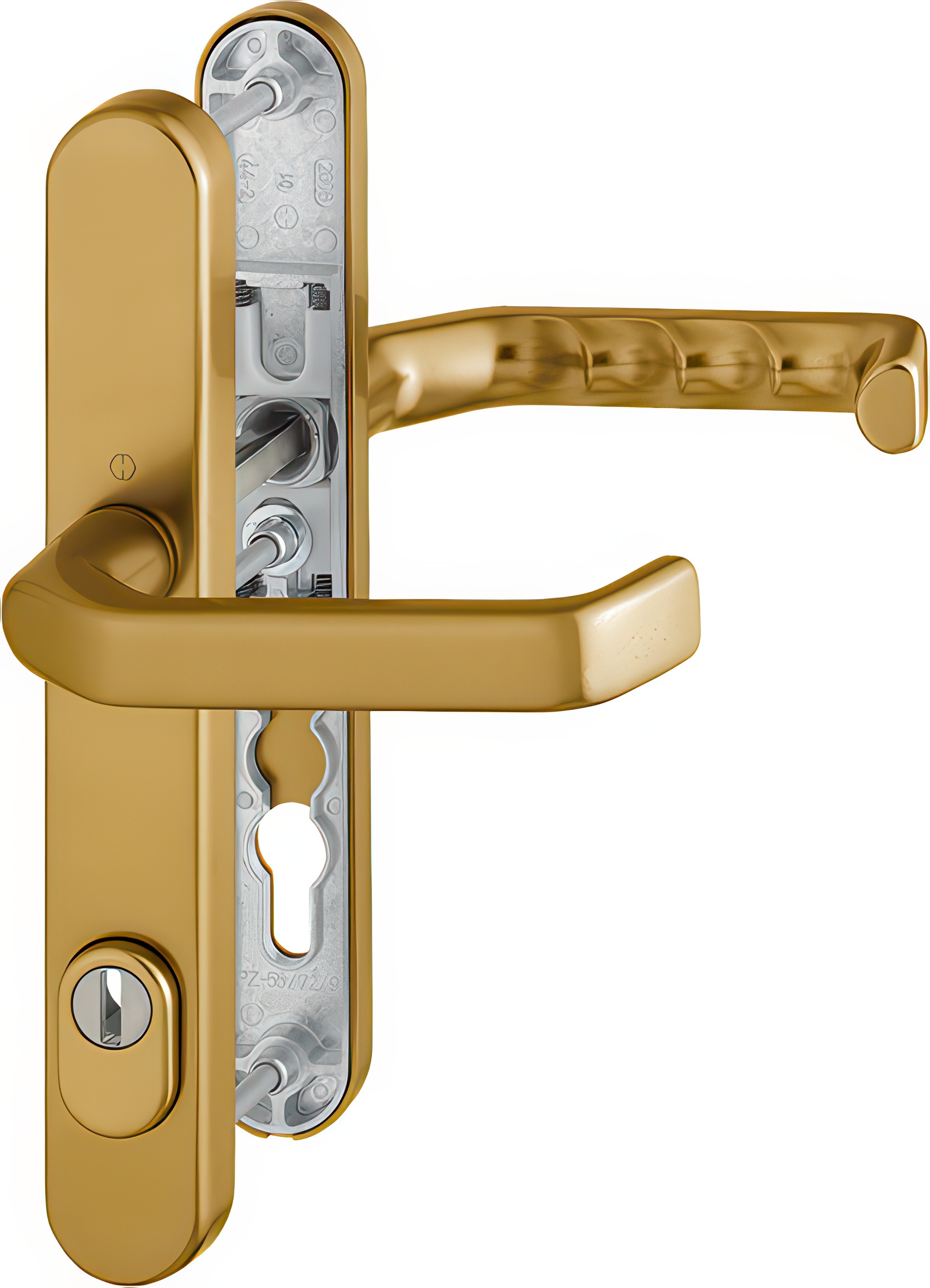 Bezpečnostní kování HOPPE LIVERPOOL Klika-Klika bronzový hliník s překrytím vložky