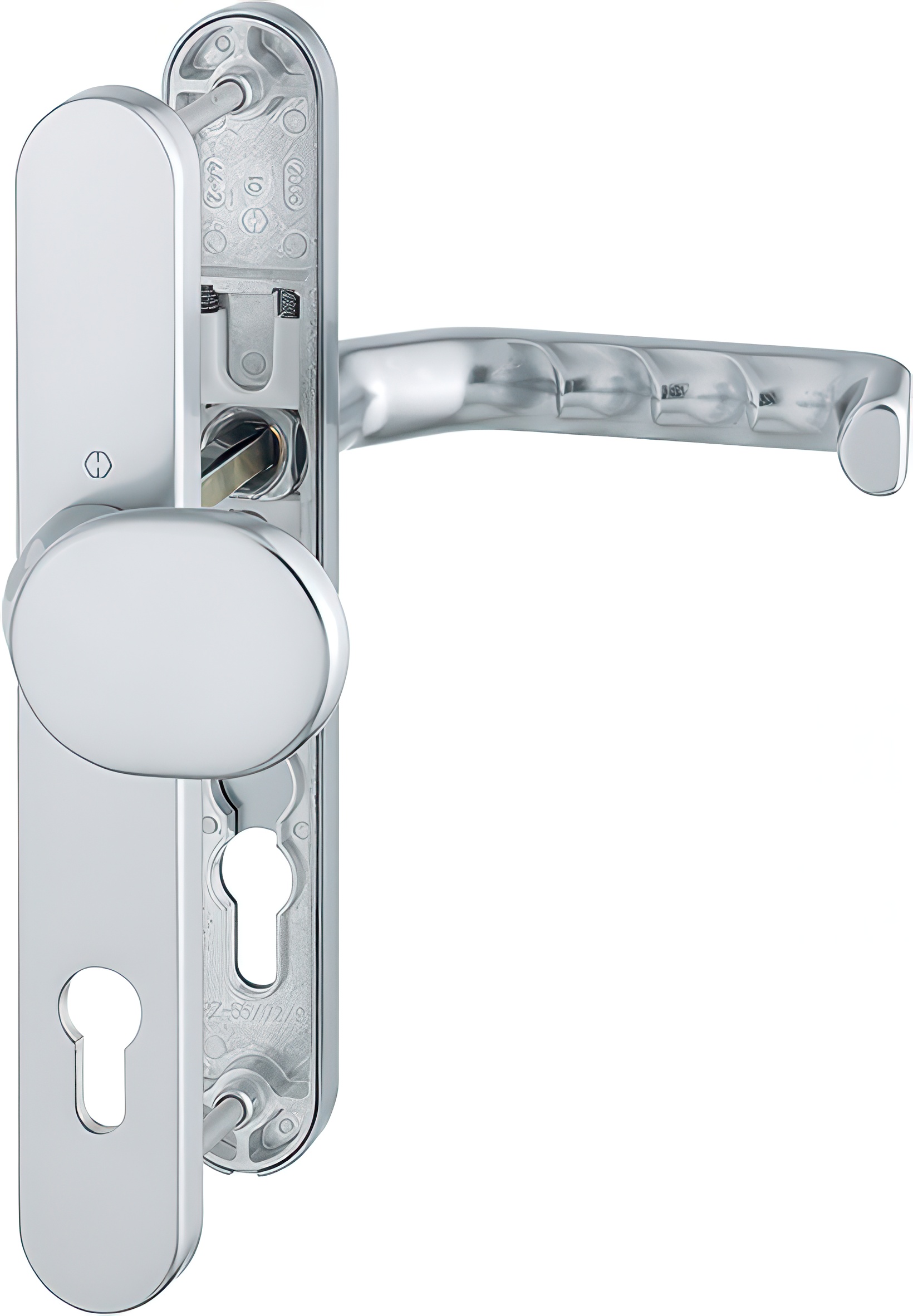 Bezpečnostní kování HOPPE LIVERPOOL Klika-Knoflík stříbrný hliník