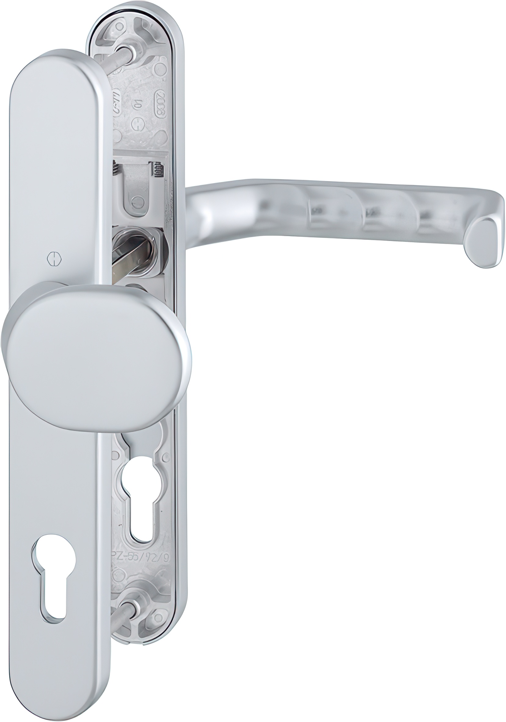 Bezpečnostní kování HOPPE LIVERPOOL Klika-Knoflík stříbrný matný hliník